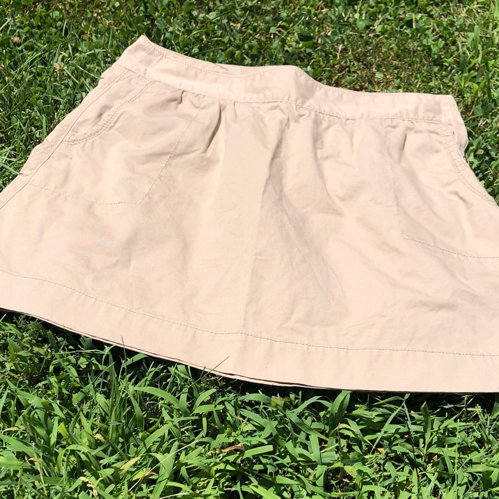 Old Navy Light Beige Mini Skirt